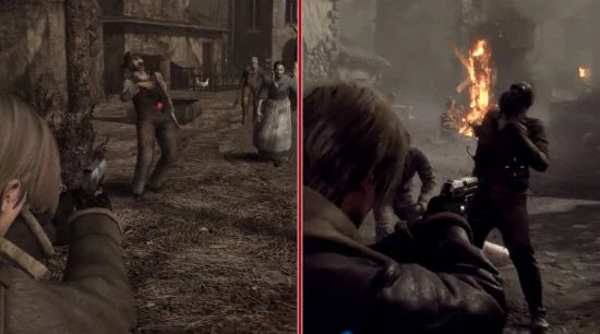 《生化危機4》重製版與原版對比:圖像革新視角優化