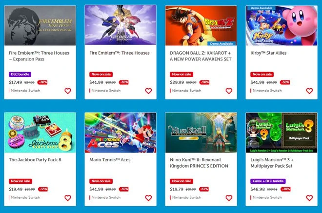 任天堂美服eShop開啟促銷活動 遊戲最低至五折