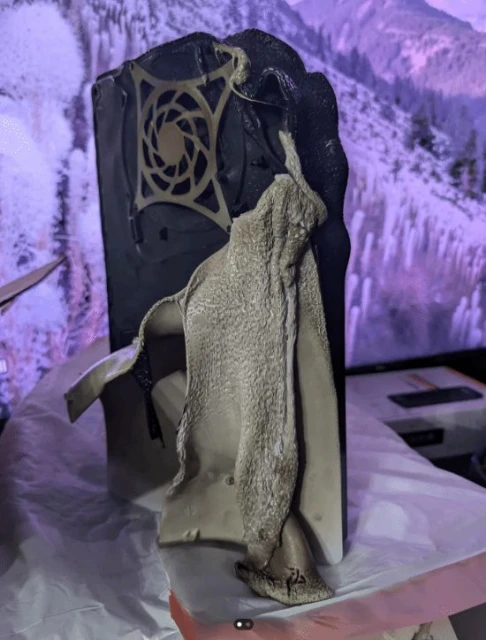 玩家遭遇火災PS5被燒成"毛肚":剛買了還沒三天